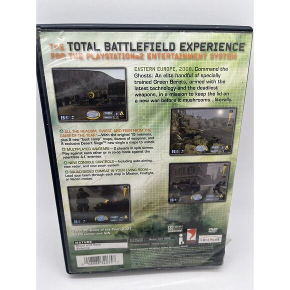 Tom Clancy's Ghost Recon Sony Playstation 2 PS2 - Picture 2 of 5